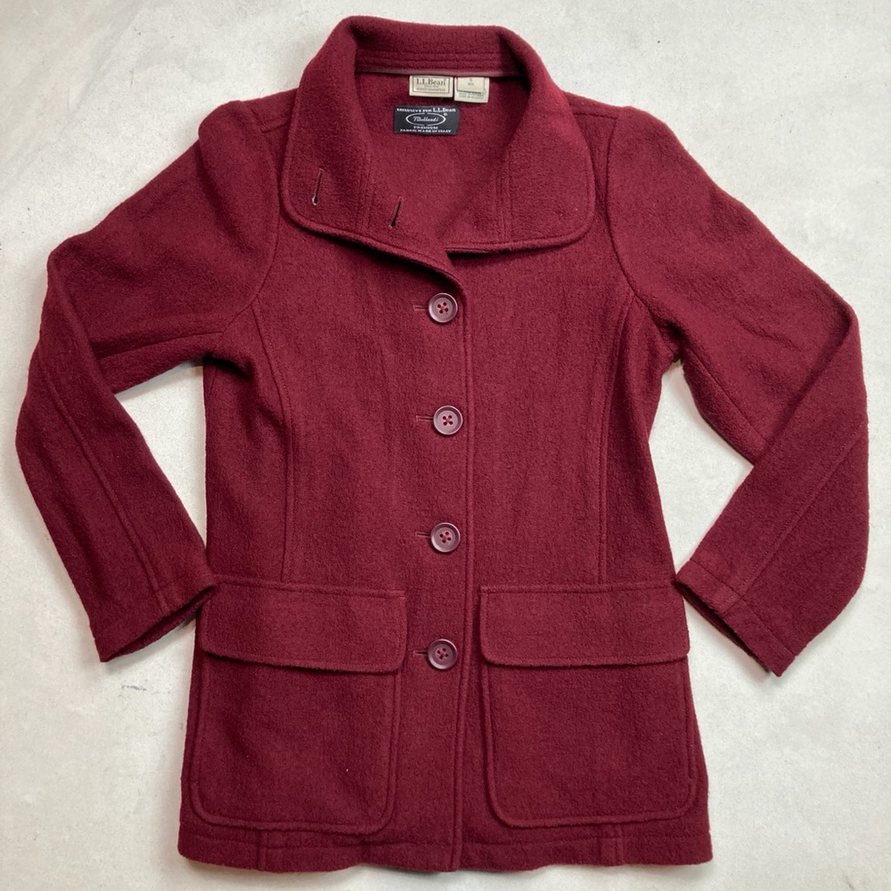 L.L. Bean premium Italian wool Jacket small Reg
